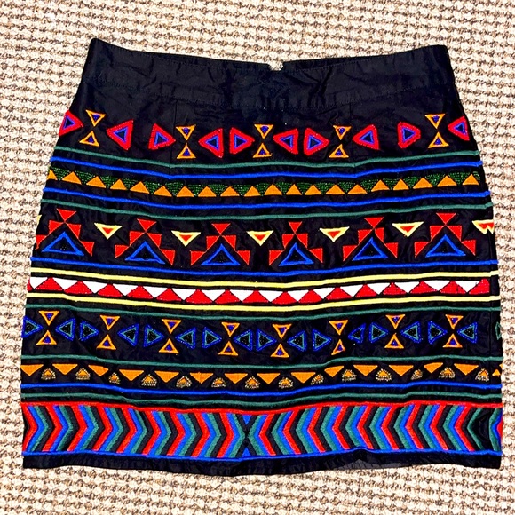 Sam Edelman Embroidered Mini Skirt - Picture 1 of 5